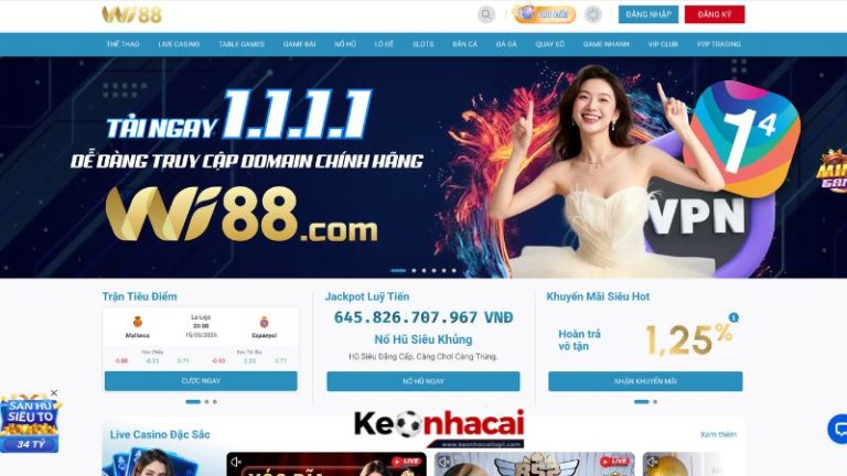 Giới thiệu tổng quan về nhà cái Wi88