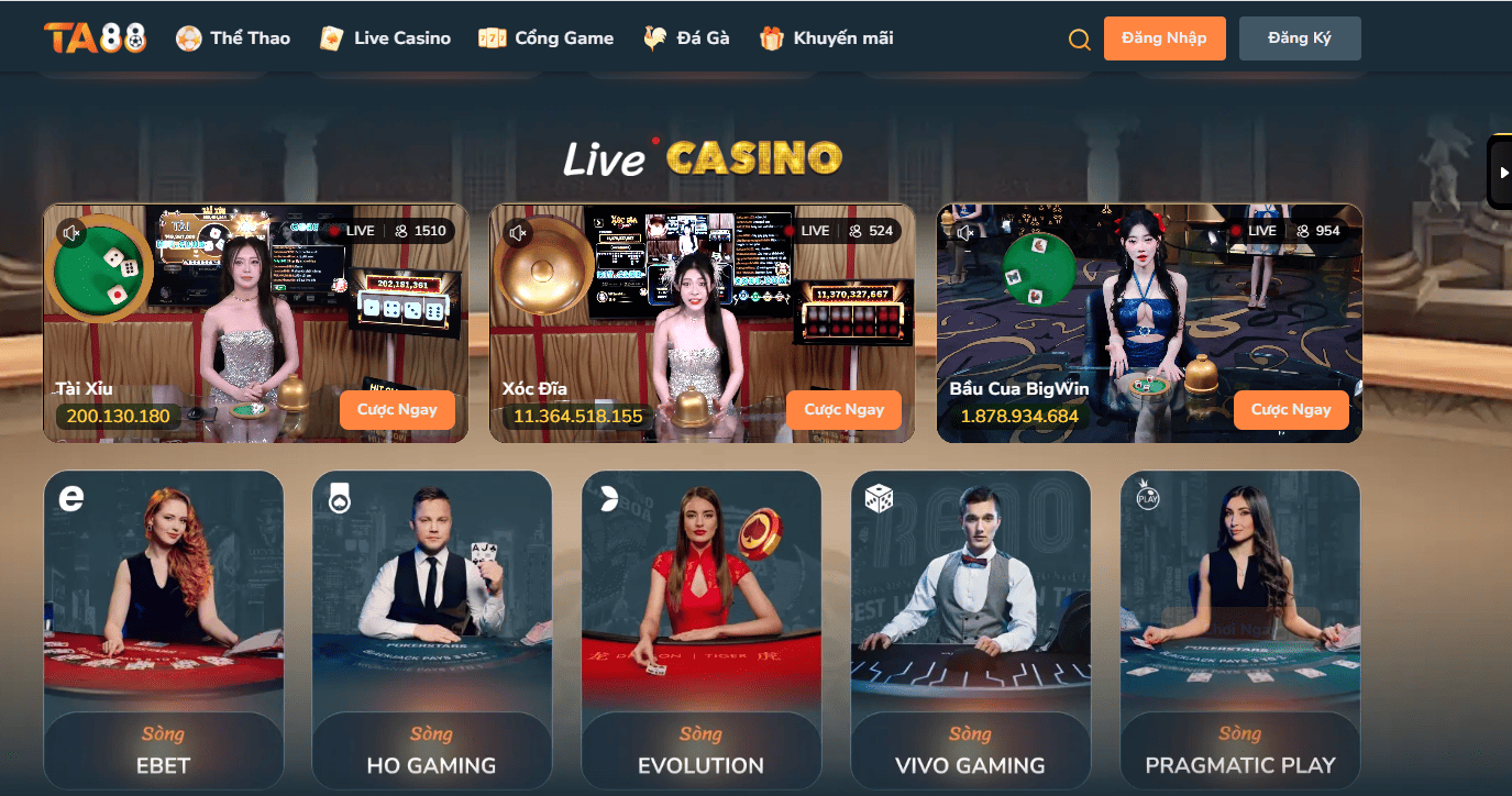 Nhà Cái TA88 Uy Tín Chất Lượng Vượt Trội