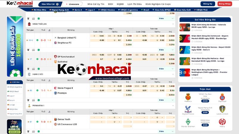 Keonhacaitop1 cung cấp thông tin chuẩn xác về V-League