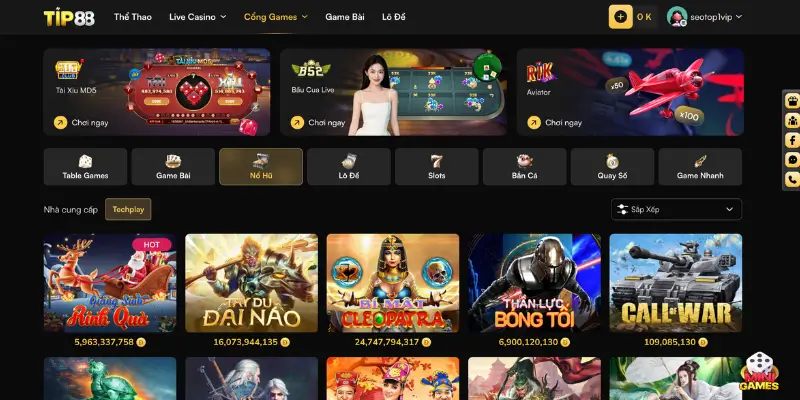 Nhà Cái TIP88 Uy Tín Chất Lượng Hàng Đầu