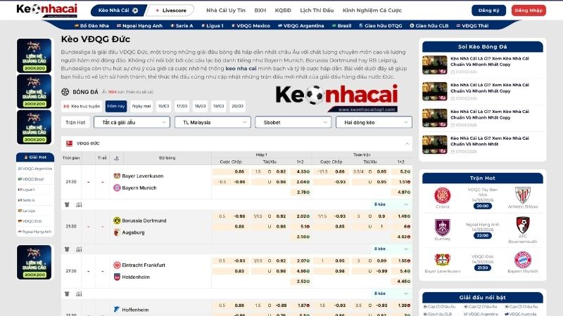 Nguồn gốc và lịch sử hình thành Bundesliga