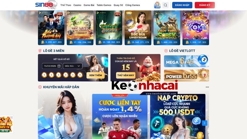 Những ưu điểm nổi bật khi chơi tại SIN88