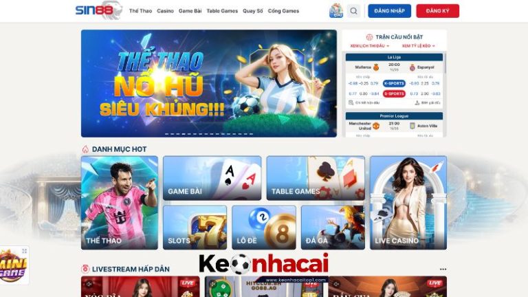 Thông tin tổng quan về nhà cái SIN88